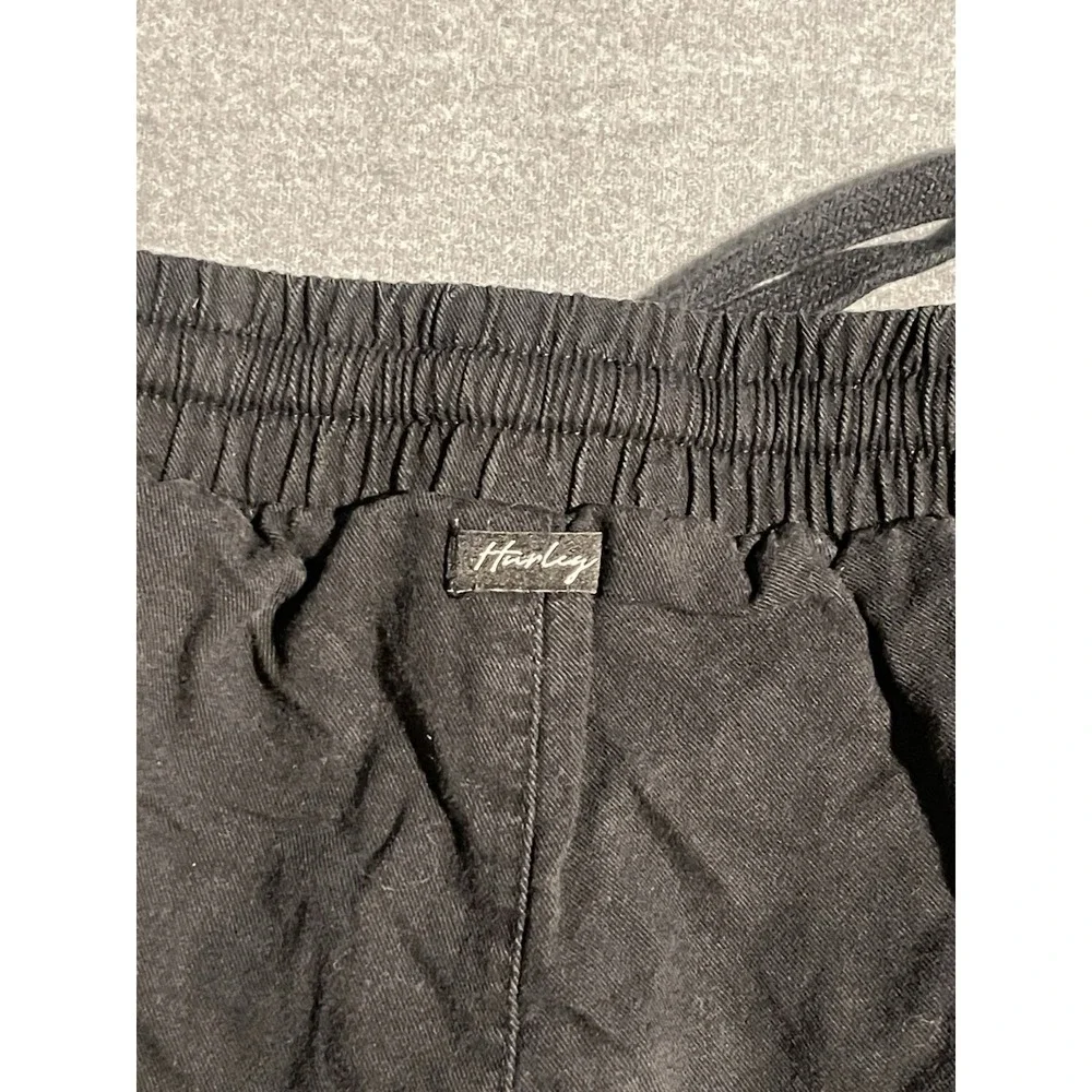 Hurley Black Lounge Shorts Womens XS Casual Drawstring Beach Athletic Minimalist